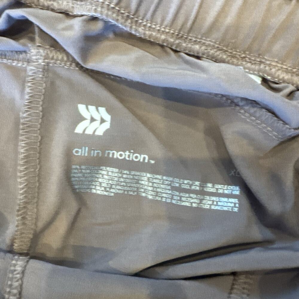 All In Motion Women’s Active Mid Rise Cargo Joggers In Brown Lightweight Xl New - Picture 7 of 11